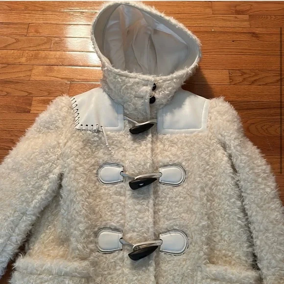 NWT Coach Shearling coat sz S - Picture 2 of 11